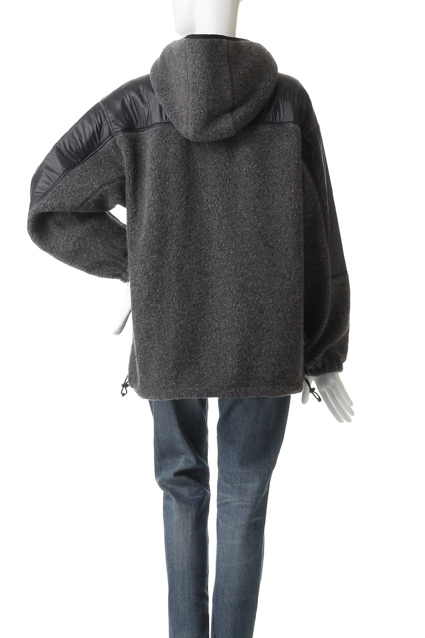 Shinzone(シンゾーン)｜ボアフーディーブルゾン/グレー の通販