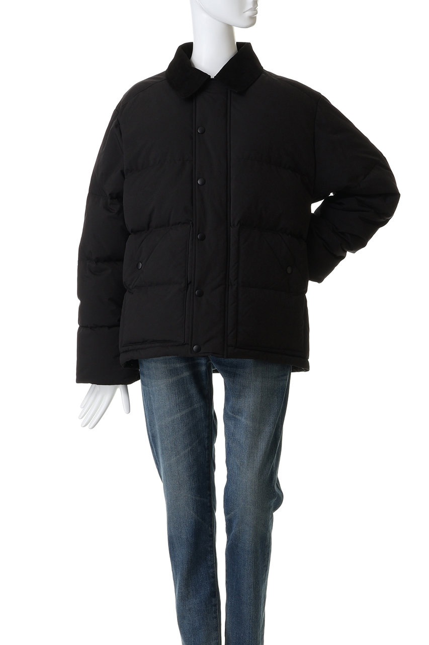   JEANS ダウンジャケット Shinzone(シンゾーン)｜スエードカラーダウンジャケット/ブラック の