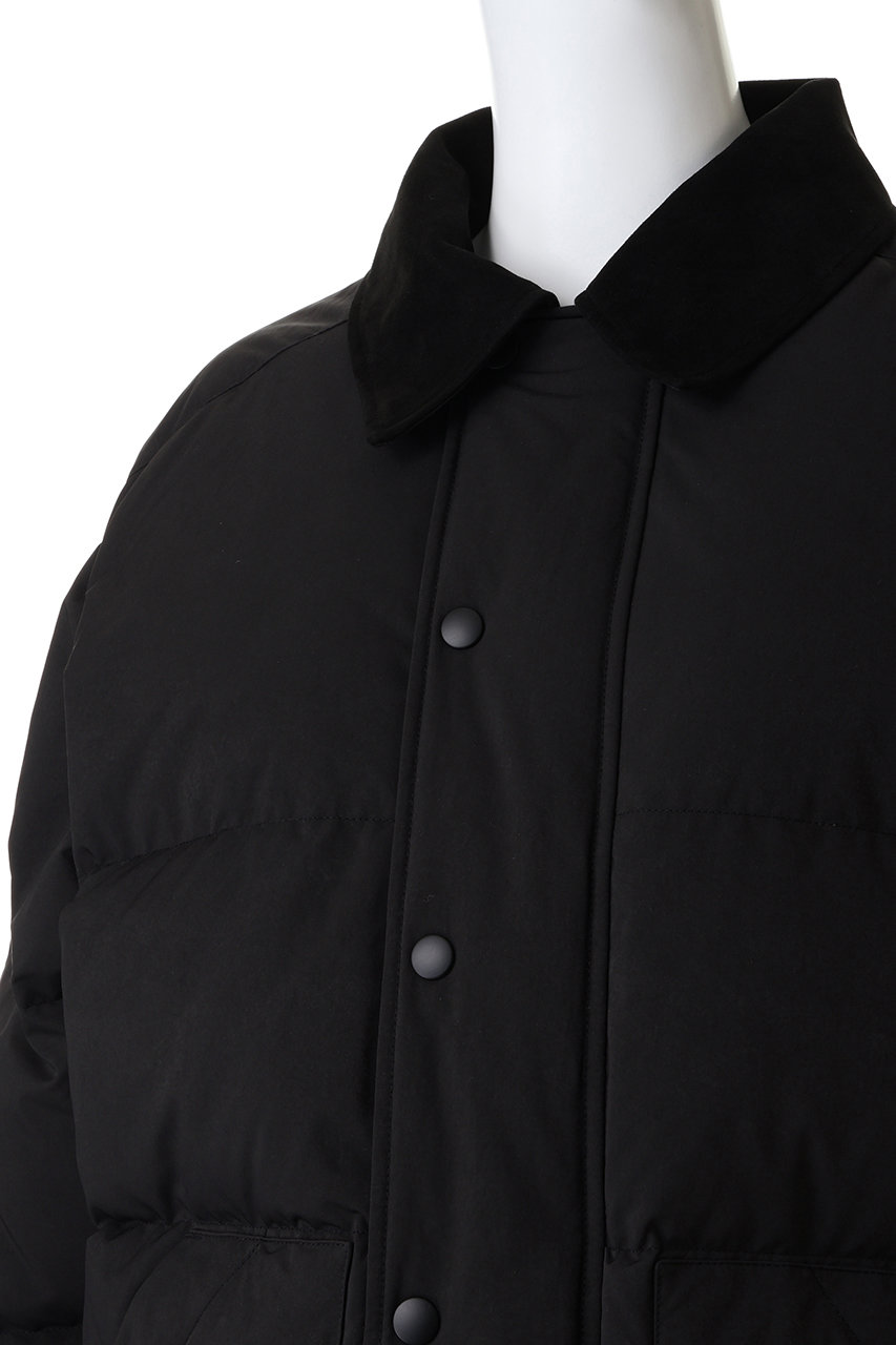 Shinzone(シンゾーン)｜スエードカラーダウンジャケット/ブラック の