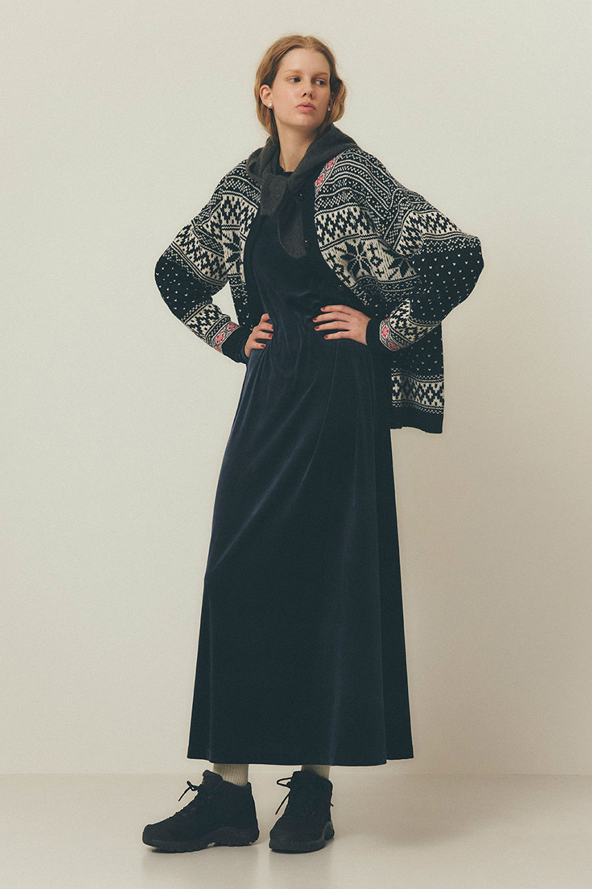 Shinzone(シンゾーン)｜ノルウェーニットカーディガン/ネイビー の通販