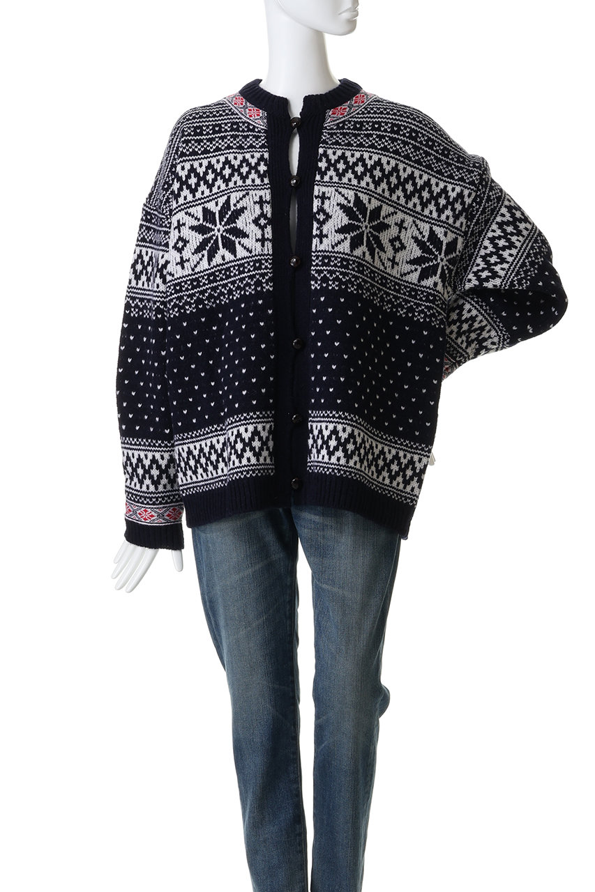 Shinzone(シンゾーン)｜ノルウェーニットカーディガン/ネイビー の通販