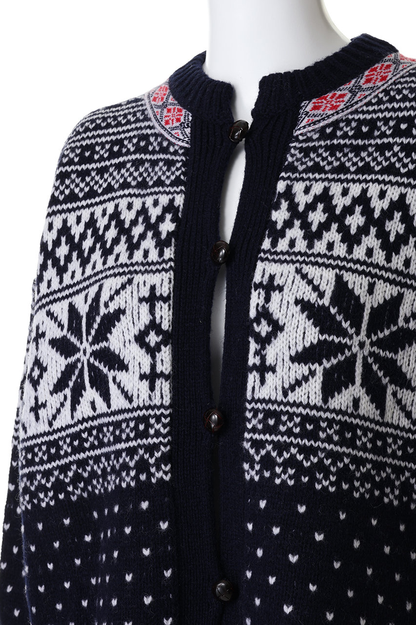 Shinzone(シンゾーン)｜ノルウェーニットカーディガン/ネイビー の通販