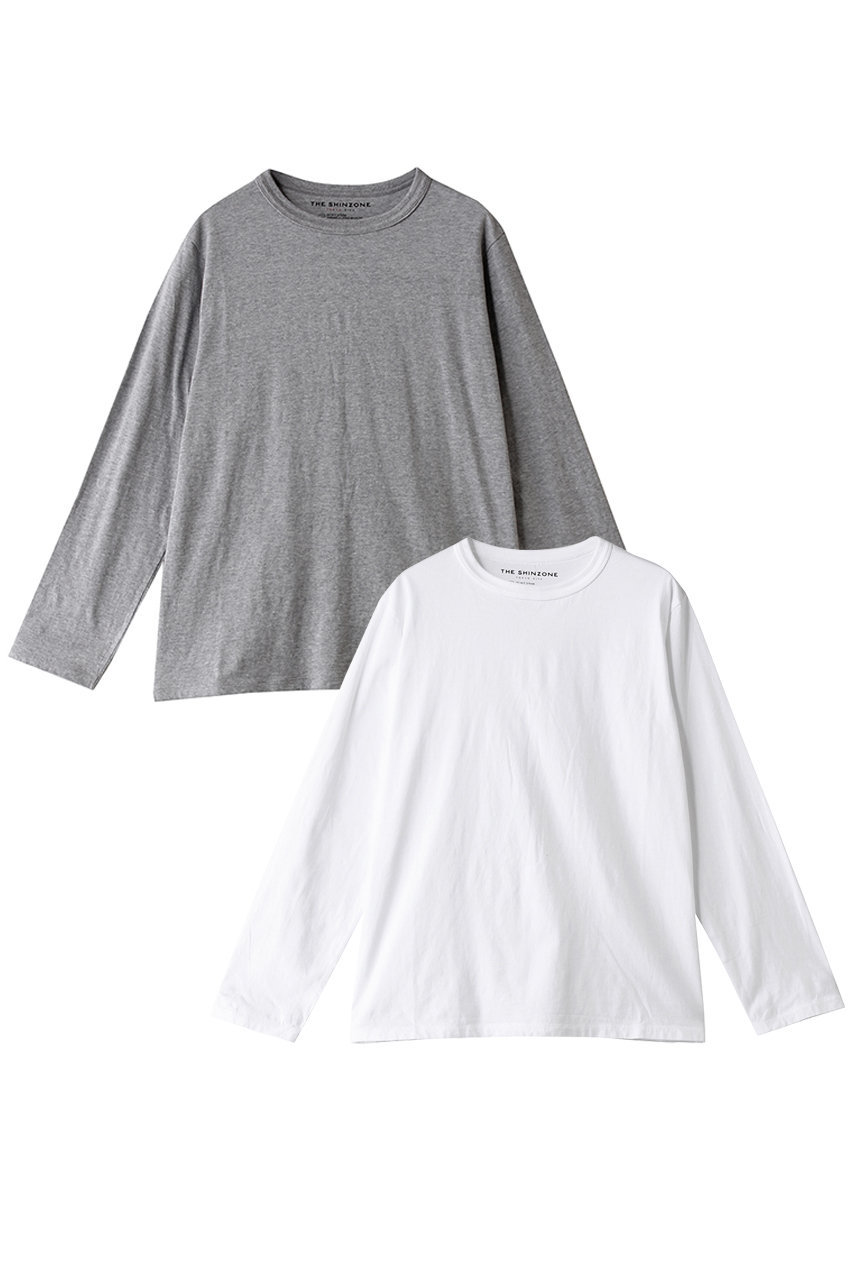 シンゾーン/ShinzoneのパックロングスリーブTシャツ(グレー/24AMSCU04)
