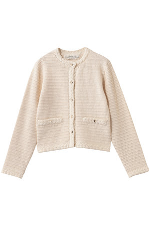 シンゾーン/Shinzoneのクロシェニットジャケット