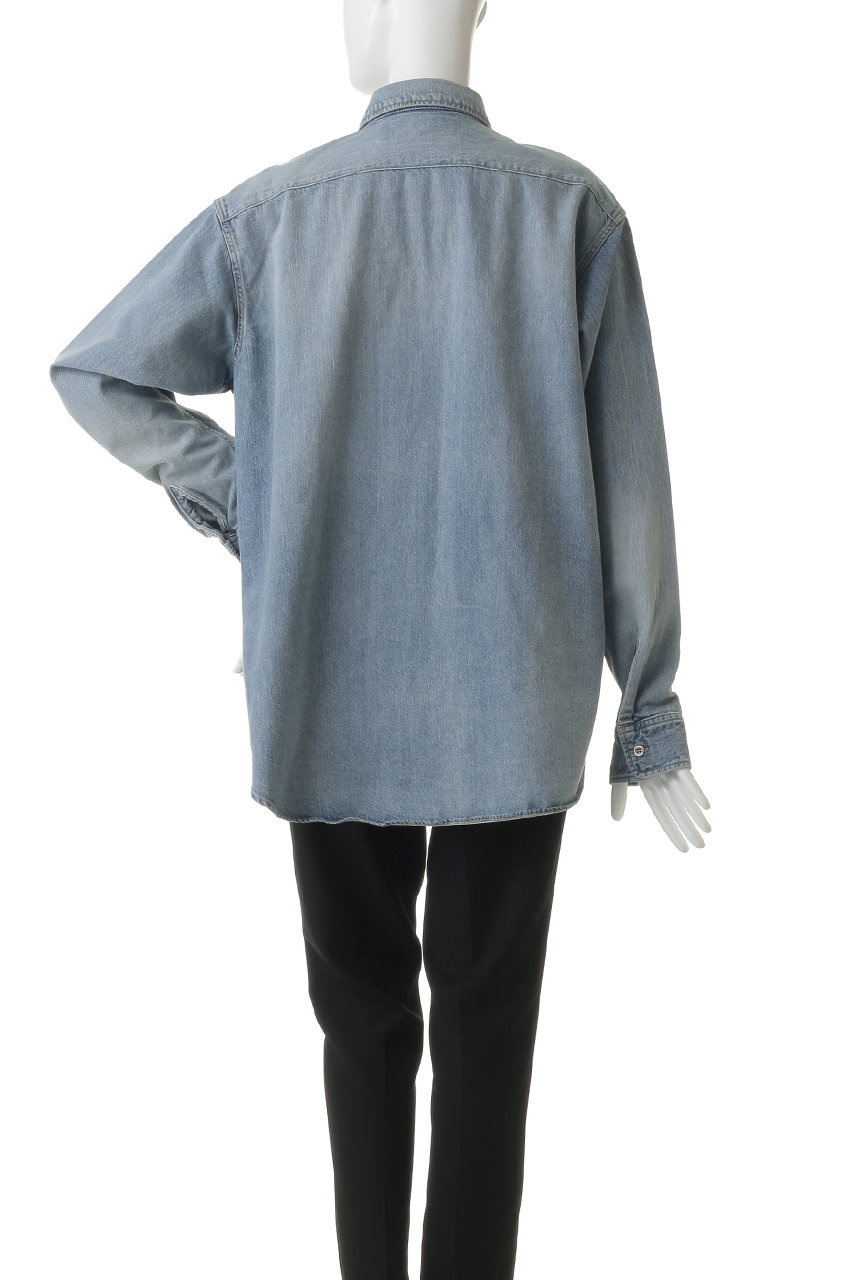 Shinzone デニム ウエスタンシャツ シンゾーン ヴィンテージ加工 完売 Shinzone(シンゾーン)｜VINTAGE FADEDデニムシャツ/ブルー の通販