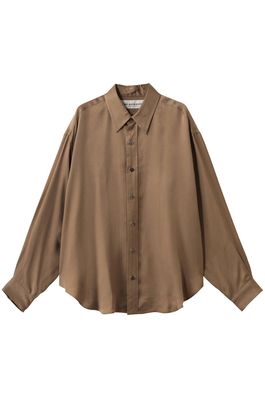 シンゾーン/Shinzoneのシルキーキュプラシャツ(ベージュ/26SMSBL13)