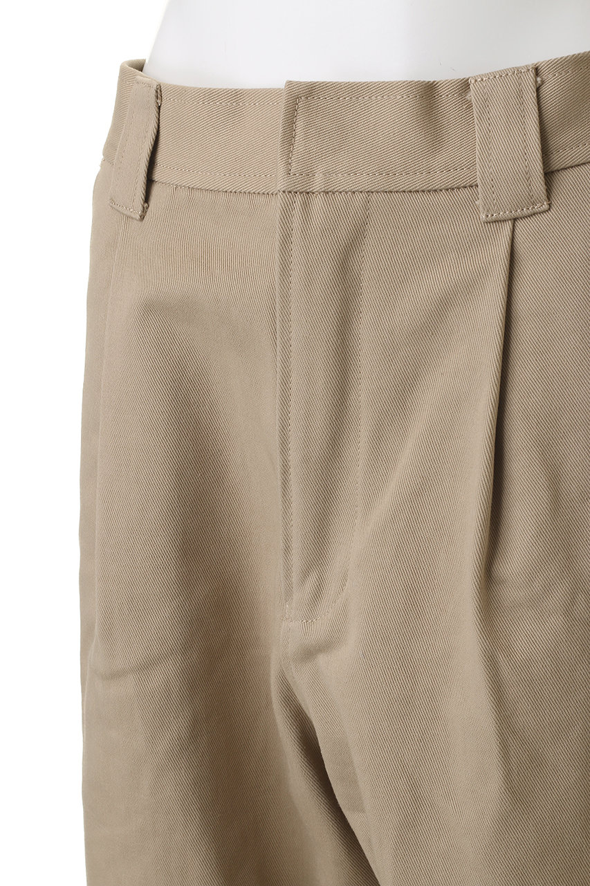 Shinzone(シンゾーン)｜コットンツイルワイドパンツ/ベージュ の通販