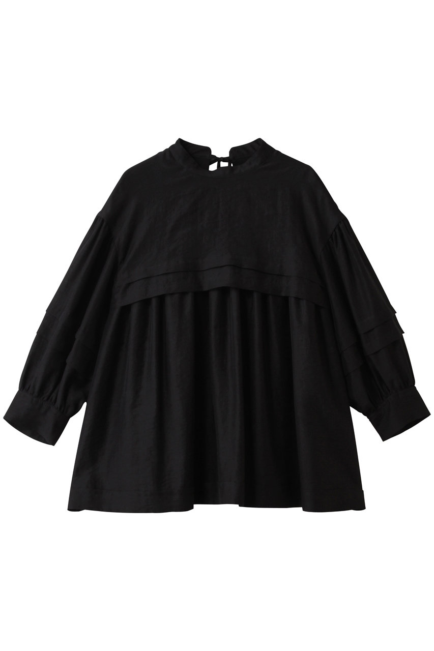 シンゾーン/Shinzoneのシアータックブラウス(ブラック/26SMSBL03)