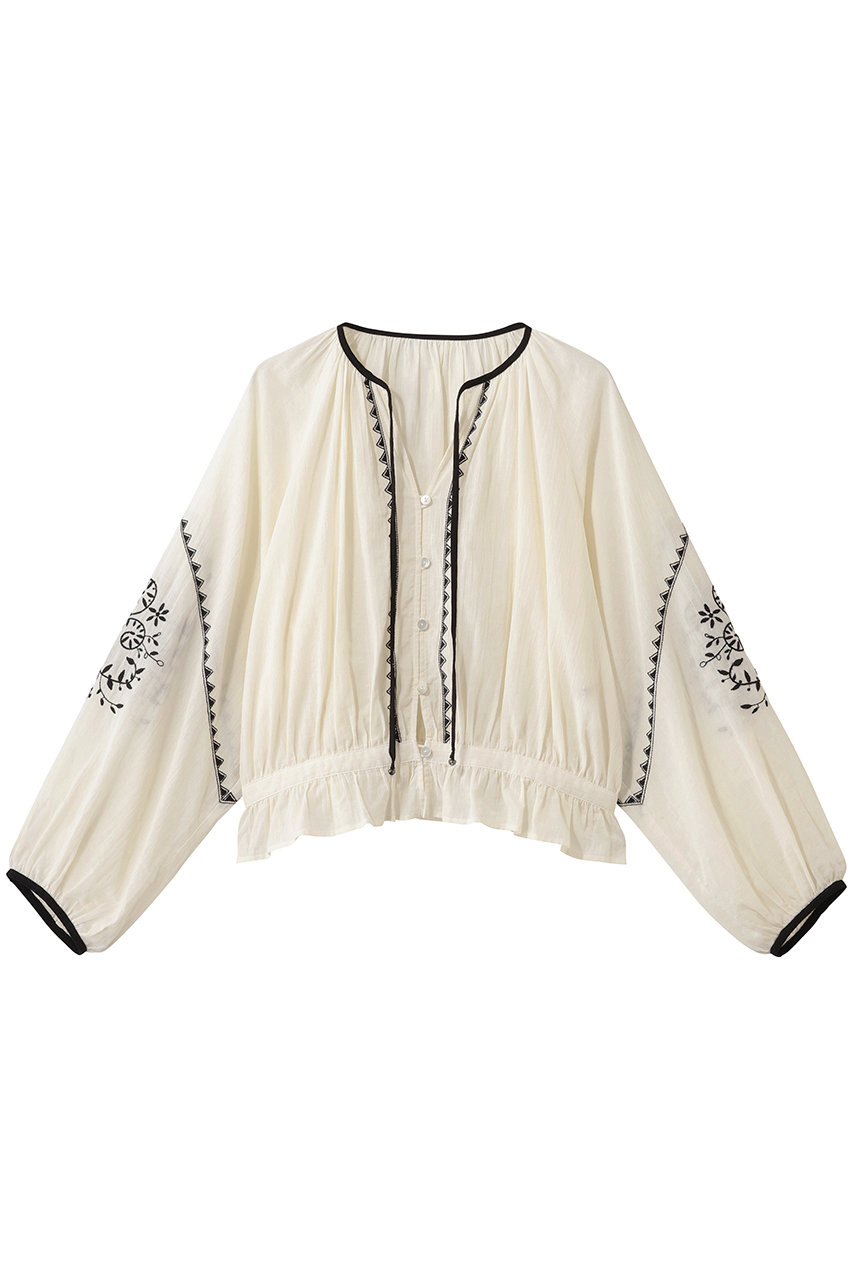 シンゾーン/Shinzoneの【予約販売】エンブロイダリーブラウス(エクリュ/26SMSBL09)