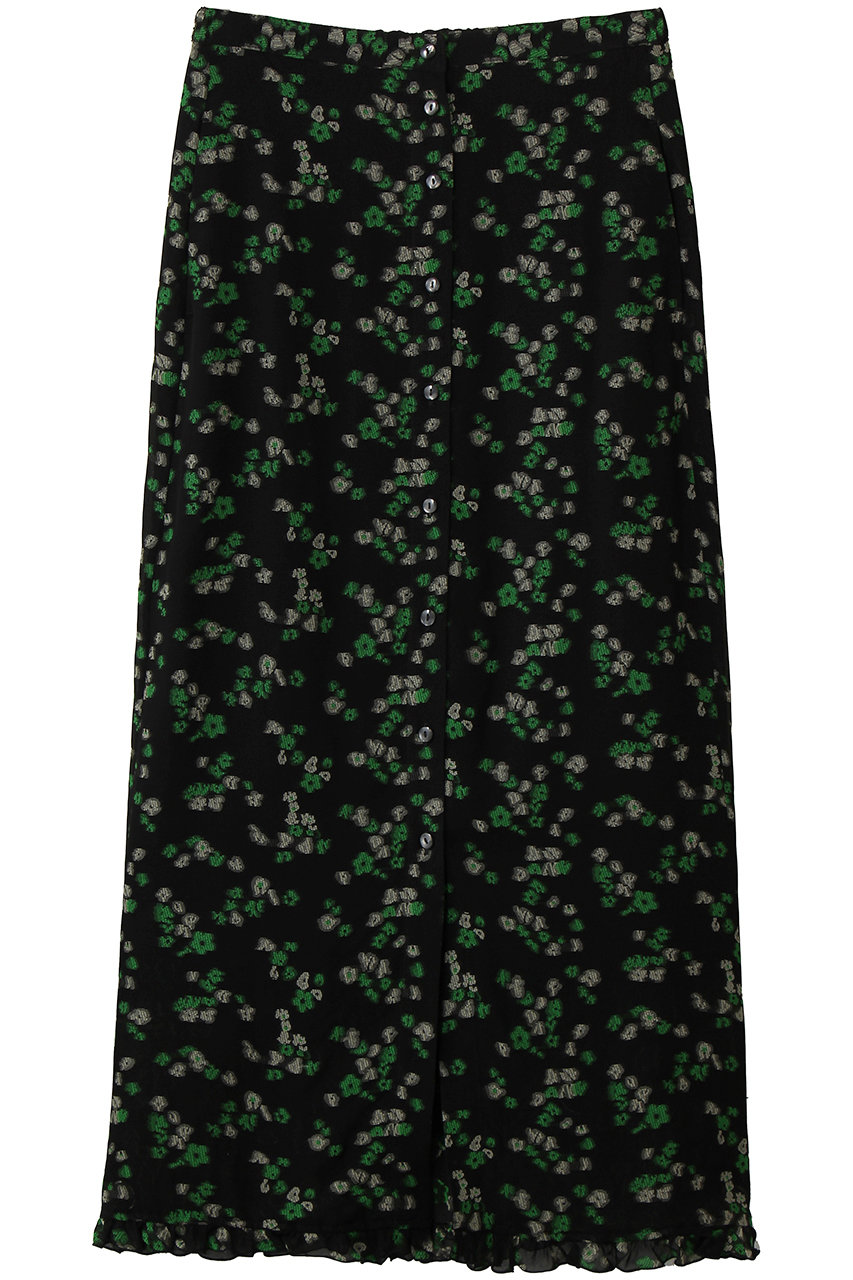 シンゾーン/Shinzoneのフローラルジャカードスカート(ブラック/26MMSSK01)