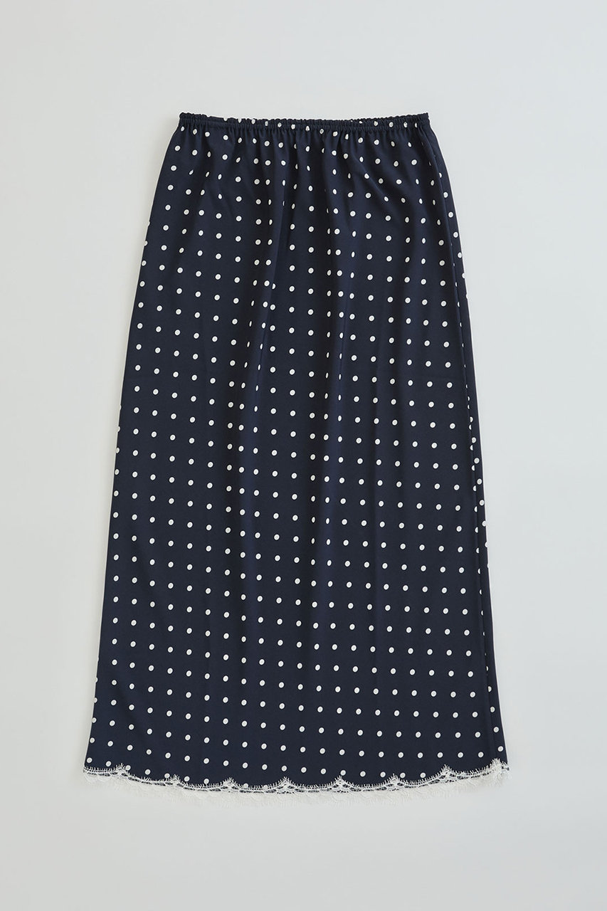 シンゾーン/Shinzoneの【予約販売】ポルカドットリバーレーススカート(ブラック/26MMSSK04)