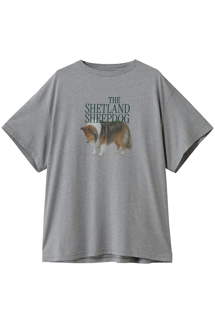 シンゾーン/ShinzoneのTHE SHETLAND SHEEPDOG Tシャツ(グレー/26AMSCU10)