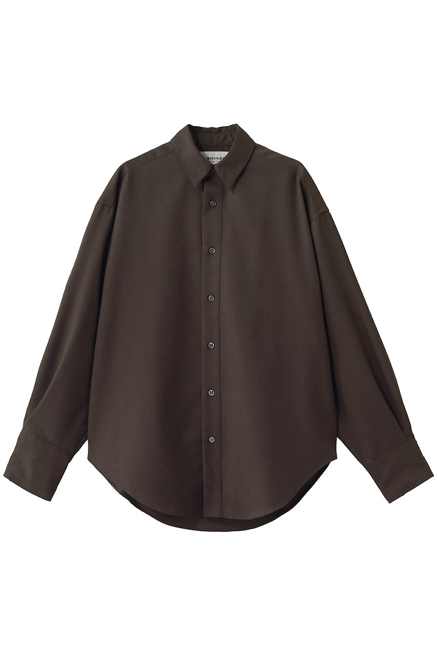 シンゾーン/Shinzoneの【予約販売】ウォッシャブルウール DADDY シャツ(ブラウン/26AMSBL10)