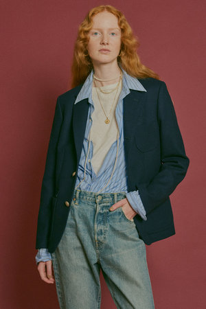 シンゾーン/Shinzoneの【Shinzone×NEWYORKER】NAVY BLAZER ネイビーブレザー