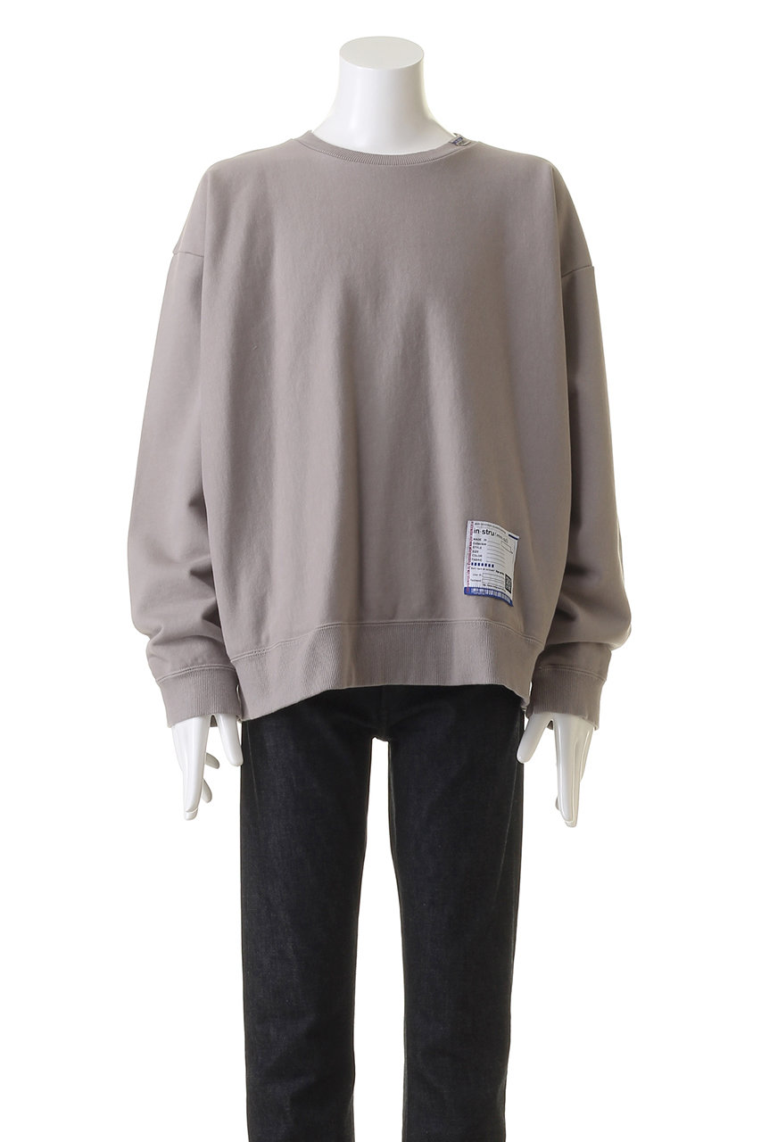 【ミハラヤスヒロ】FRENCH TERRY CREW NECK PULLOVER Maison MIHARA YASUHIRO ONLINE STORE（メゾンミハラヤスヒロ