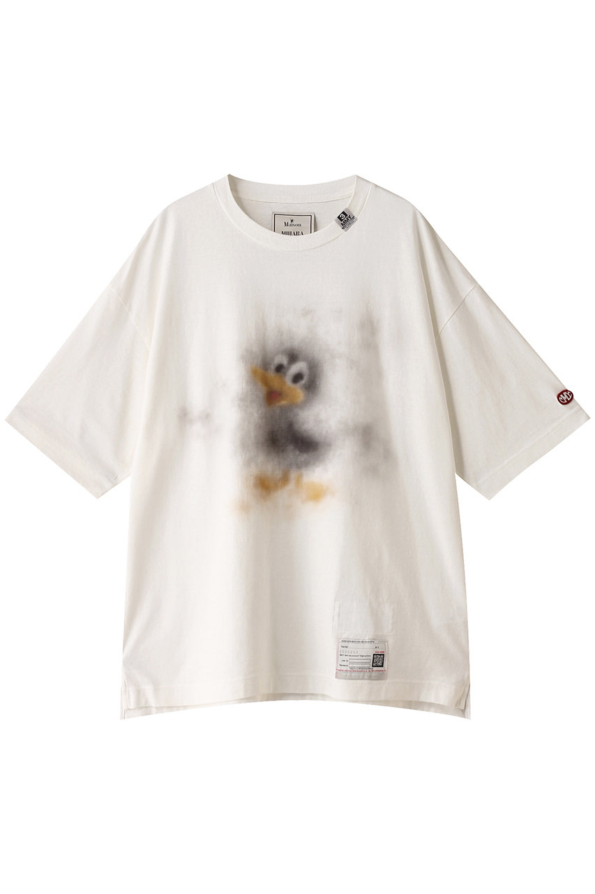 メゾン ミハラヤスヒロ/Maison MIHARA YASUHIROの【MEN】DUCK プリント Tシャツ(ホワイト/A13TS641)