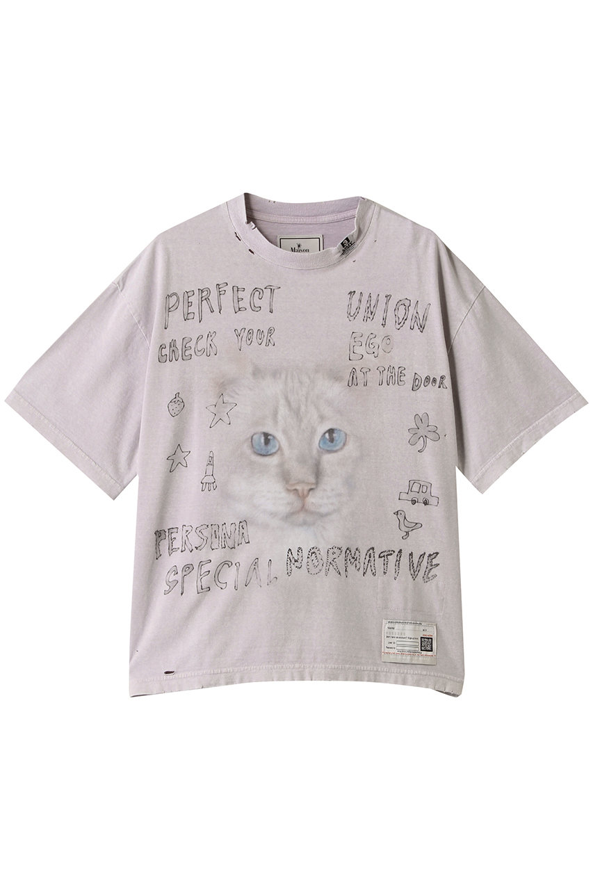 Maison MIHARA YASUHIRO BLEACHED Tシャツ (ピンク, 38) メゾン ミハラヤスヒロ ELLE SHOP Maison MIHARA YASUHIRO BLEACHED Tシャツ (ピンク, 38) メゾン ミハラヤスヒロ ELLE SHOP