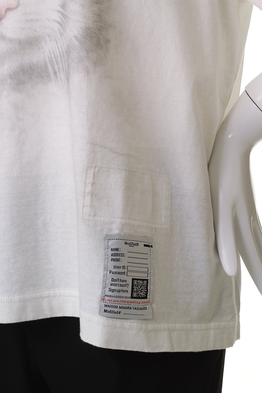 ✿メゾン　ミハラヤスヒロ✿　ダックプリントホワイトTシャツ　38サイズ新品未使用 ✿メゾン ミハラヤスヒロ✿ ダックプリントホワイトTシャツ 38
