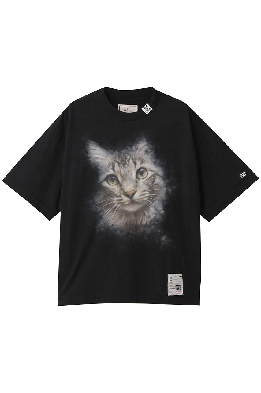 Maison MIHARA YASUHIRO CAT プリントTシャツ (ブラック, 36) メゾン ミハラヤスヒロ ELLE SHOP Maison MIHARA YASUHIRO CAT プリントTシャツ (ブラック, 36) メゾン ミハラヤスヒロ ELLE SHOP