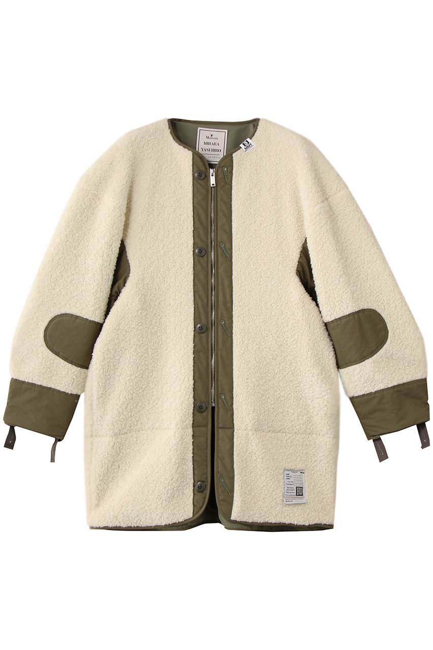 Maison MIHARA YASUHIRO BOA ブルゾン (ホワイト, F) メゾン ミハラヤスヒロ ELLE SHOP Maison MIHARA YASUHIRO BOA ブルゾン (ホワイト, F) メゾン ミハラヤスヒロ ELLE SHOP
