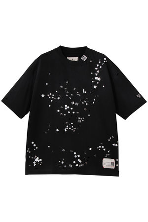 メゾン ミハラヤスヒロ/Maison MIHARA YASUHIROのEMBELLISHED DISTRESSED Tシャツ(110100/110102)