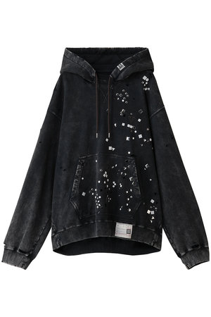 メゾン ミハラヤスヒロ/Maison MIHARA YASUHIROの【MEN】EMBELLISHED ブリーチド フーディー(110100/110105)