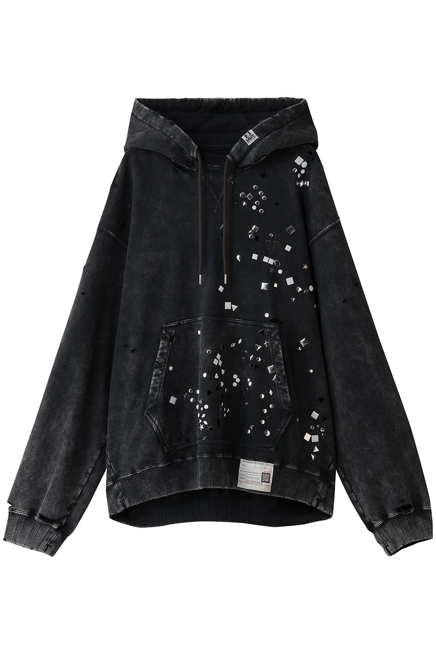 Maison MIHARA YASUHIRO 【MEN】EMBELLISHED ブリーチド フーディー (ブラック, 48) メゾン ミハラヤスヒロ ELLE SHOP Maison MIHARA YASUHIRO 【MEN】EMBELLISHED ブリーチド フーディー (ブラック, 48) メゾン ミハラヤスヒロ ELLE SHOP