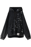 【MEN】EMBELLISHED ブリーチド フーディー メゾン ミハラヤスヒロ/Maison MIHARA YASUHIRO