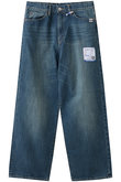 【MEN】【in-stru(men-tal).】HARD WASHED SELVAGE デニム バギー パンツ