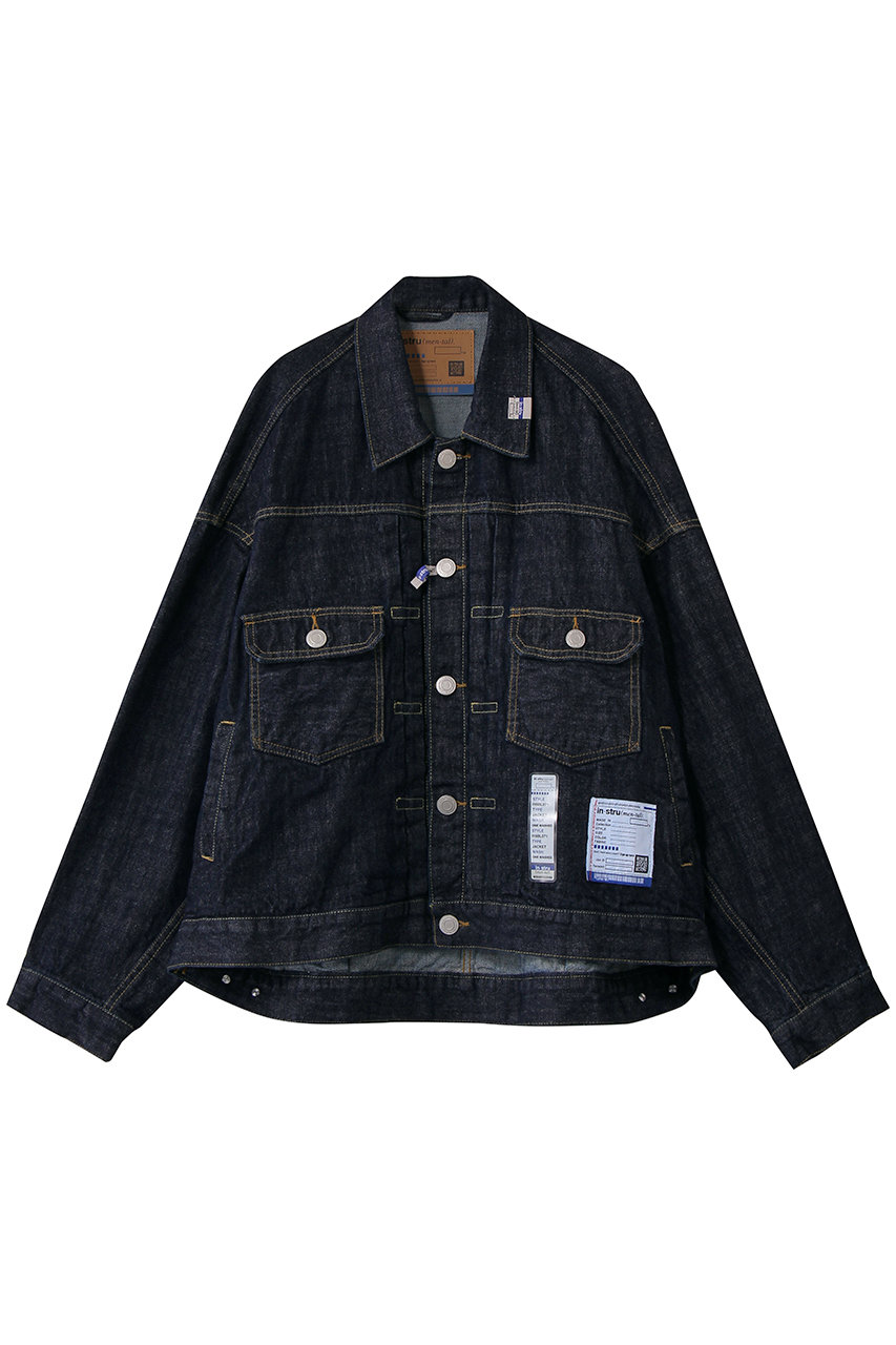 メゾン ミハラヤスヒロ/Maison MIHARA YASUHIROの【MEN】【in-stru(men-tal).】ONE WASHED SELVAGE  デニム ジャケット(インディゴ/I16BL071)