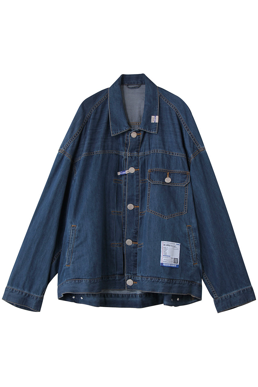 Maison MIHARA YASUHIRO 【MEN】【in-stru（men-tal）.】COTTON TENCEL デニム ジャケット (インディゴ, 48) メゾン ミハラヤスヒロ ELLE SHOP