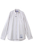 【MEN】【in-stru(men-tal).】COTTON HIGH DENSITY ストライプ ロングスリーブ シャツ