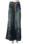 【Maison MIHARA YASUHIRO】DENIM HUGE ディテールパンツ with KIDS STICKER メゾン ミハラヤスヒロ/Maison MIHARA YASUHIRO