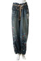 【Maison MIHARA YASUHIRO】DENIM HUGE ディテールパンツ with KIDS STICKER メゾン ミハラヤスヒロ/Maison MIHARA YASUHIRO