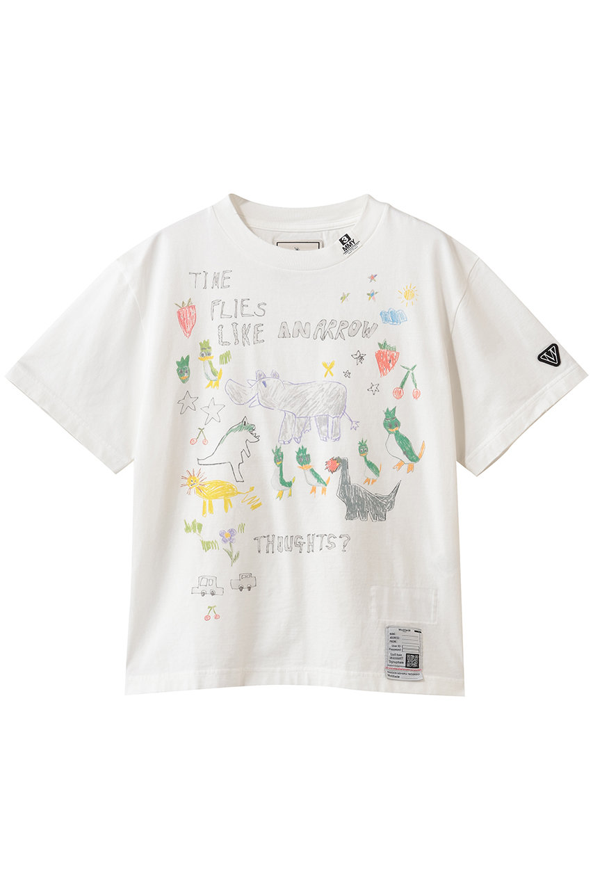 メゾン ミハラヤスヒロ/Maison MIHARA YASUHIROの【Maison MIHARA YASUHIRO】KIDS DOODLE Tシャツ(ホワイト/K16TS791)