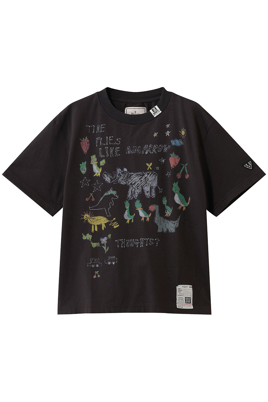 メゾン ミハラヤスヒロ/Maison MIHARA YASUHIROの【Maison MIHARA YASUHIRO】KIDS DOODLE Tシャツ(ブラック/K16TS791)