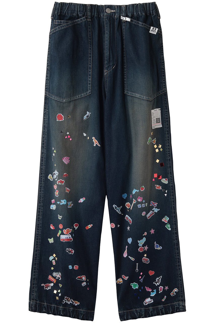 メゾン ミハラヤスヒロ/Maison MIHARA YASUHIROの【MEN】【Maison MIHARA YASUHIRO】BAKER ジーンズ with STICKER(インディゴ/J16PT124)