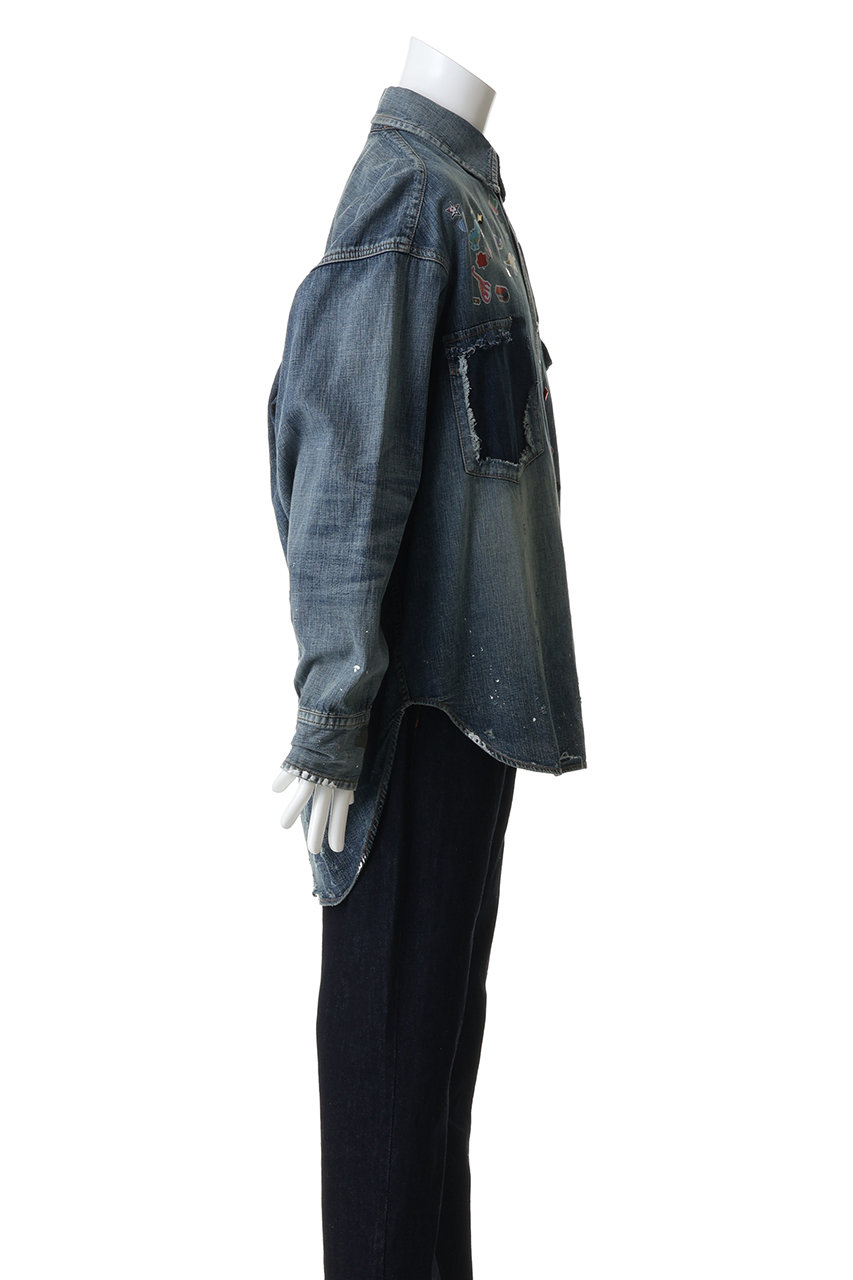 Maison mihara yasuhiro デニムシャツ Maison MIHARA YASUHIRO(メゾン ミハラヤスヒロ)｜【MEN】【Maison