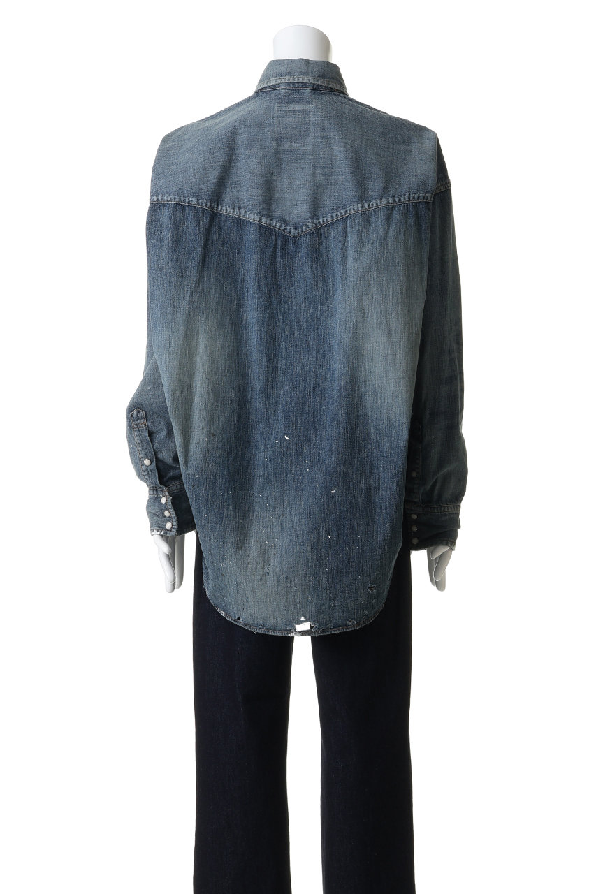 Maison mihara yasuhiro デニムシャツ Maison MIHARA YASUHIRO(メゾン ミハラヤスヒロ)｜【MEN】【Maison