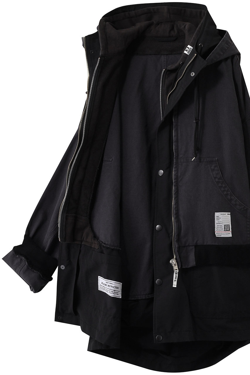 Maison MIHARA YASUHIRO フード付きロングコート Maison MIHARA YASUHIRO(メゾン ミハラヤスヒロ)｜【MEN】【Maison