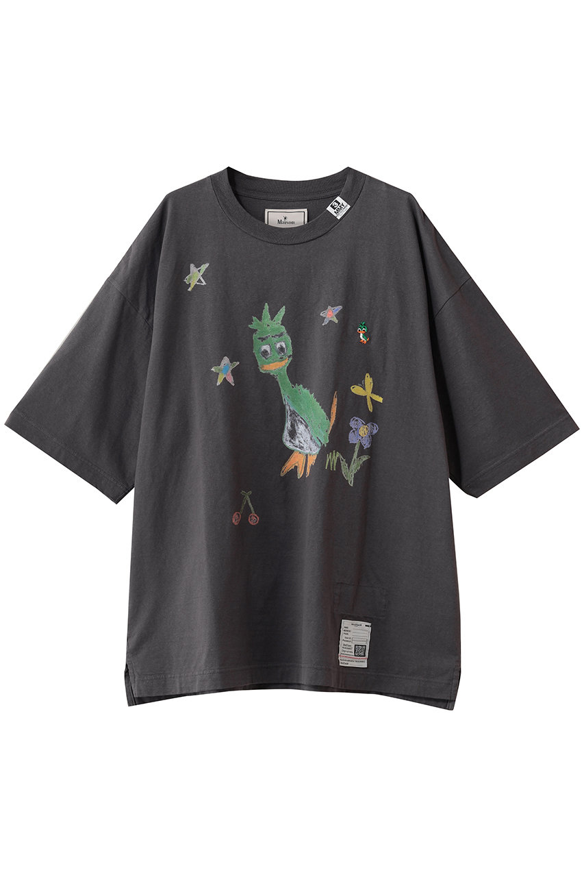 メゾン ミハラヤスヒロ/Maison MIHARA YASUHIROの【MEN】【Maison MIHARA YASUHIRO】LEON KIDS DOODLE Tシャツ(ブラック/J16TS862)