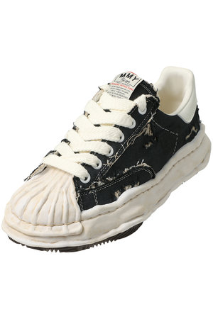 メゾン ミハラヤスヒロ/Maison MIHARA YASUHIROの【UNISEX】【Maison MIHARA YASUHIRO】BLAKEY /original sole ripping and over dyeing canvas Low Top sneaker(130500/130501)