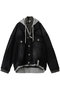 【MEN】【Maison MIHARA YASUHIRO】トリプルレイヤード デニムジャケット メゾン ミハラヤスヒロ/Maison MIHARA YASUHIRO ブラック