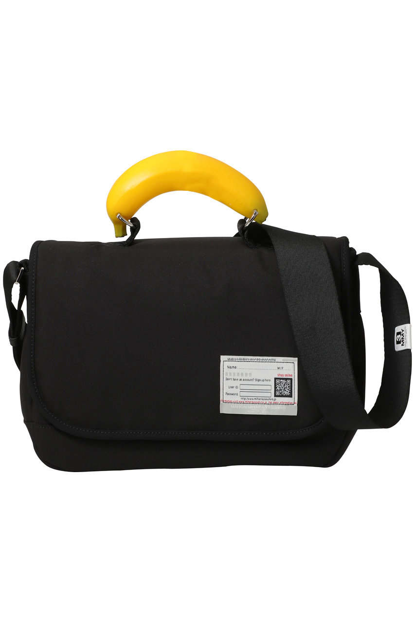 Maison MIHARA YASUHIRO 【UNISEX】BANANA ショルダーバッグ (ブラック, F) メゾン ミハラヤスヒロ ELLE SHOP Maison MIHARA YASUHIRO 【UNISEX】BANANA ショルダーバッグ (ブラック, F) メゾン ミハラヤスヒロ ELLE SHOP