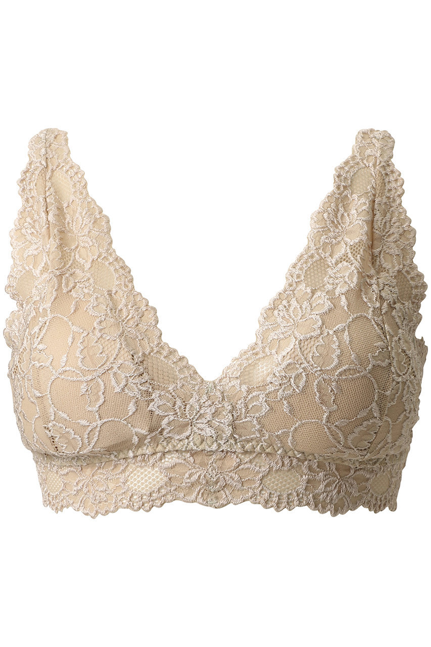ツェルマット/ZERMATTの【ELLE SHOP限定】NEW肩紐レースソフトブラ Lサイズ(サンドベージュ/7025)