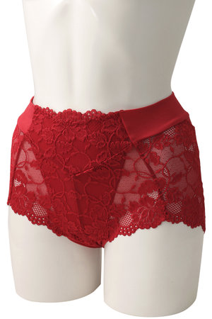 ツェルマット/ZERMATTのバックレース　ジャストウエストショーツ Lサイズ(160100/160101)