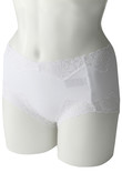 ハーフカットレース　フルヒップコットンショーツ