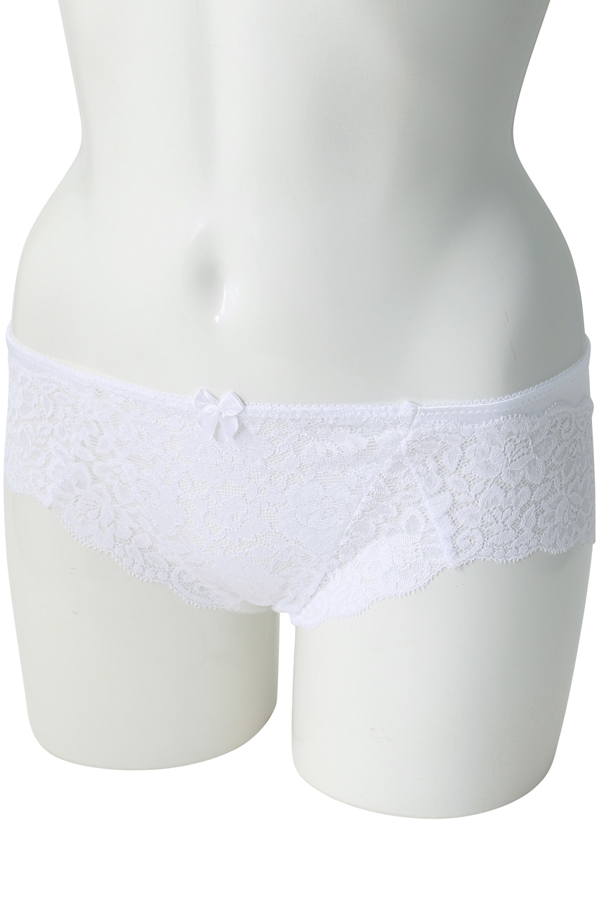 ツェルマット/ZERMATTのヒップハングショーツ　w/リボン(ホワイト/2400)