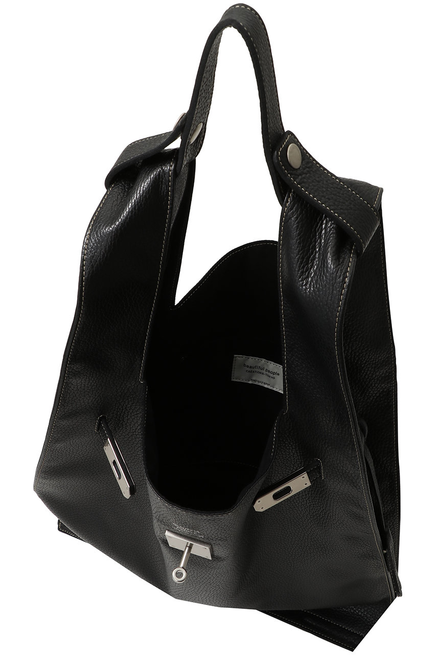 beautiful people xlarge market bag 黒 beautiful people(ビューティフルピープル)｜【受注生産】xlarge