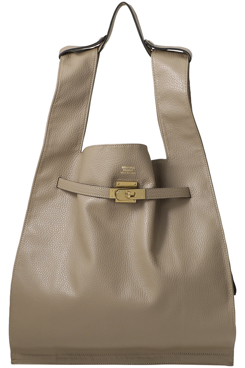 ビューティフルピープル/beautiful peopleの【受注生産】【ELLE SHOP 限定】xlarge market bag（antique gold parts）(graybeige/xlarge market bag（antique)